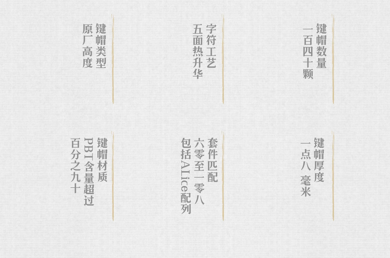 碎片将进酒键帽 产品详情 2