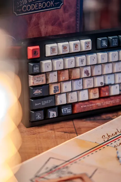 221B Cipher Notebook Keycap Set Photo 3
