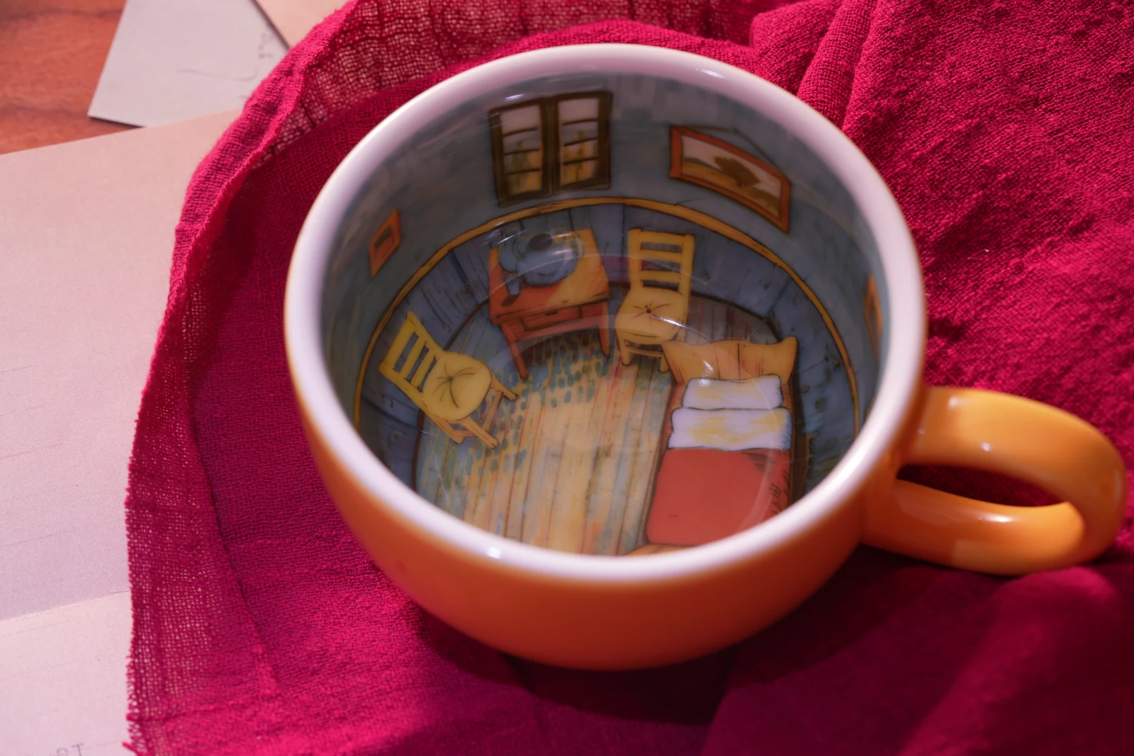 Interior details of the Gallery Bedroom Mug