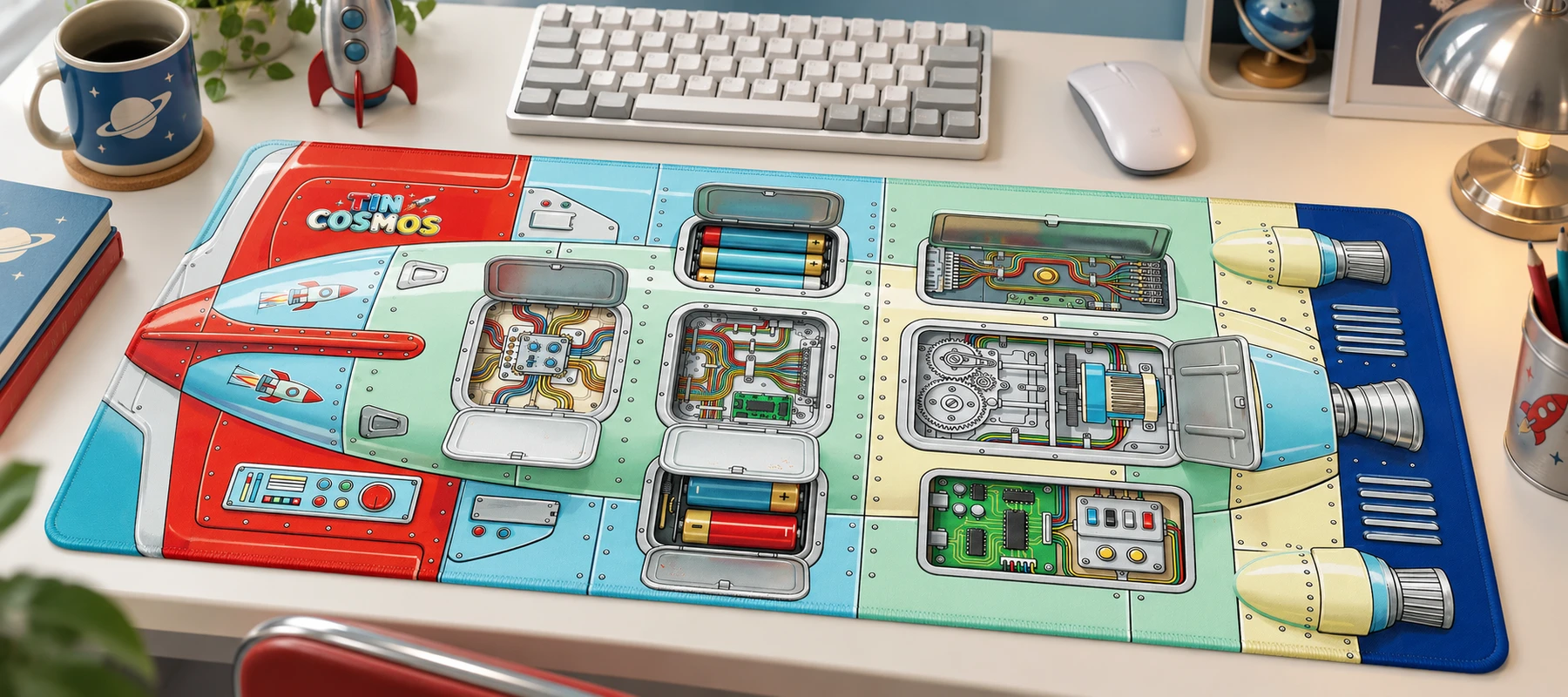 Tin Universe Desk Mat
