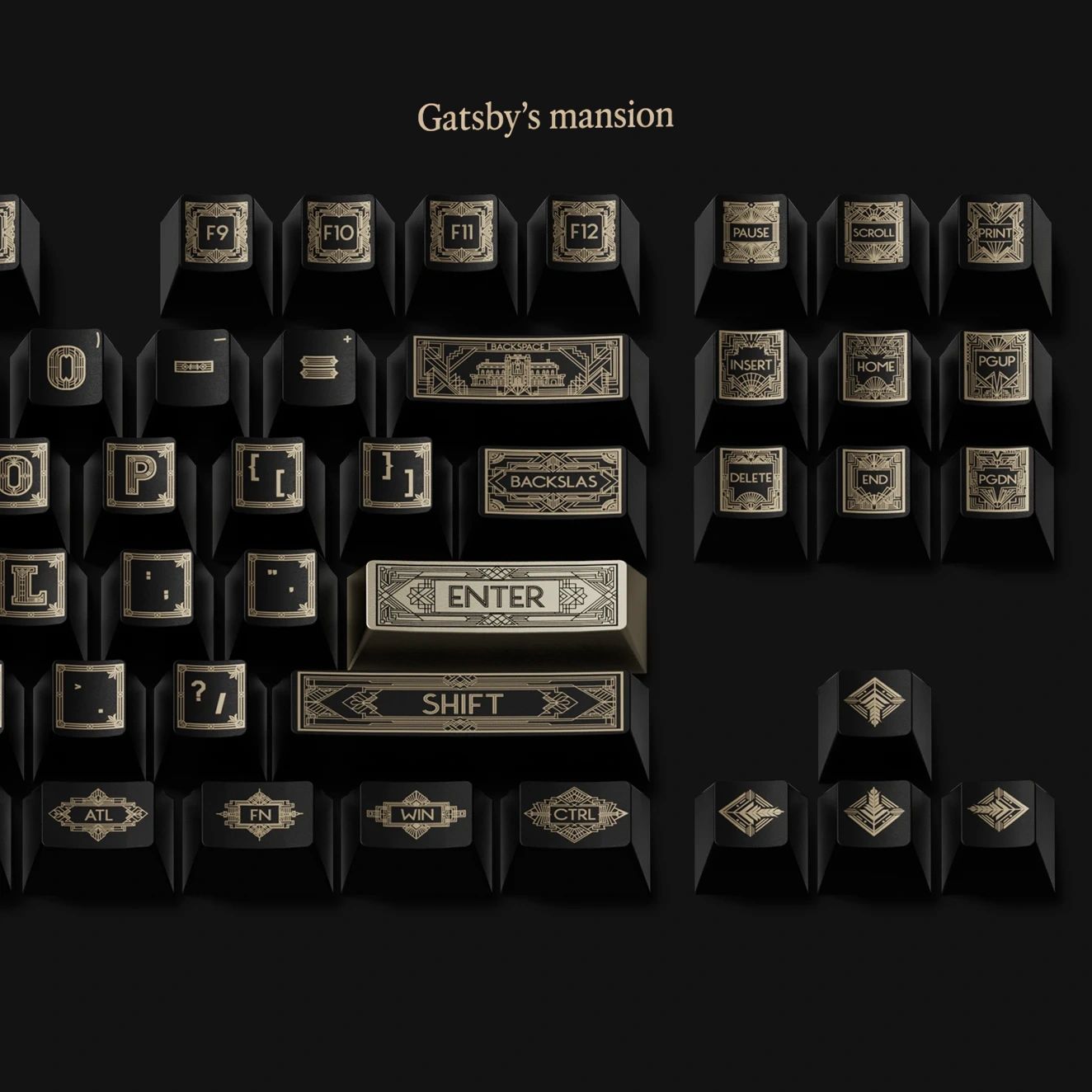 Golden Dream Keycap Set 3