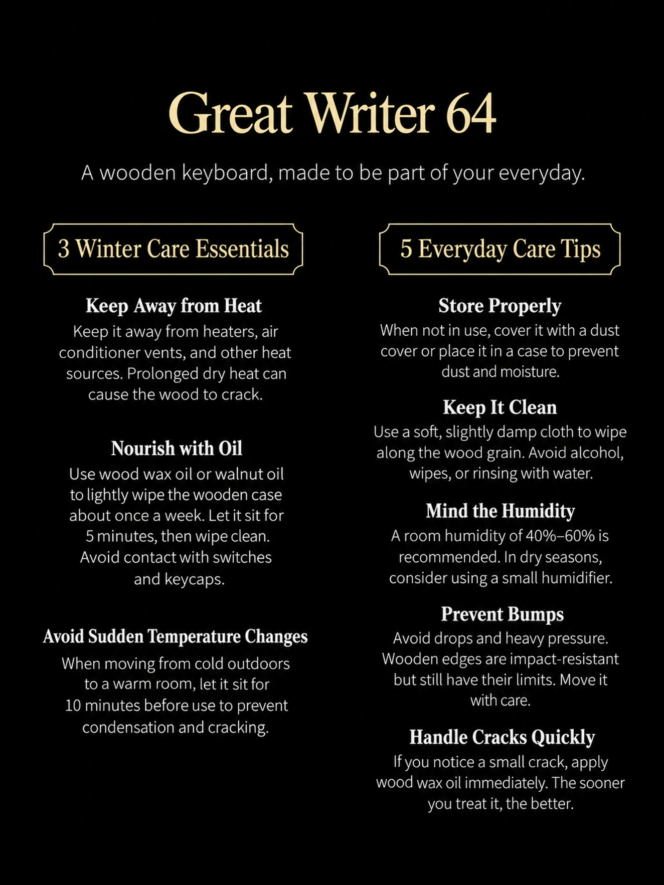 Great Writer 64 Product Details 12