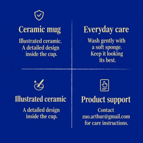 Stray Birds Mug Square product image 3